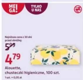 chusteczki higieniczne