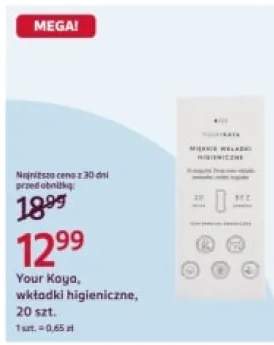 Wkładki higieniczne