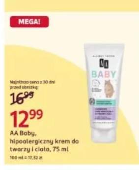 Hipoalergiczny krem do twarzy i ciała