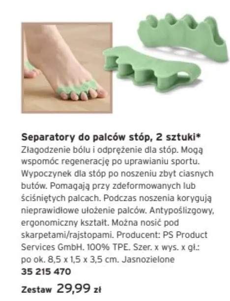 separatory do pedicure