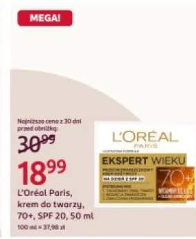 Krem do twarzy, 70+, SPF 20