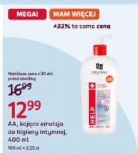 Kojąca emulsja do higieny intymnej