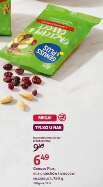 Mix orzechów i owoców suszonych