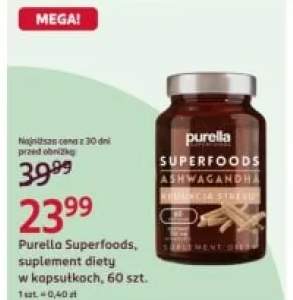 Suplement diety w kapsułkach Purella Superfoods Ashwagandha