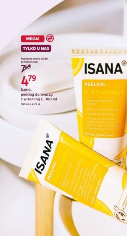 Peeling do twarzy z witaminą C