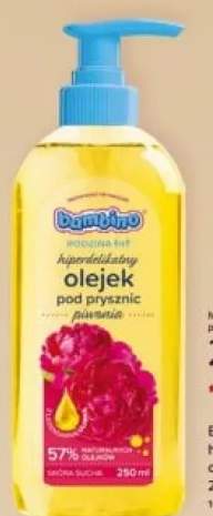 Hiperdelikatny olejek pod prysznic piwonia Bambino Rodzina