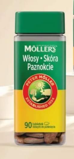 Suplement diety Möller's Włosy Skóra Paznokcie