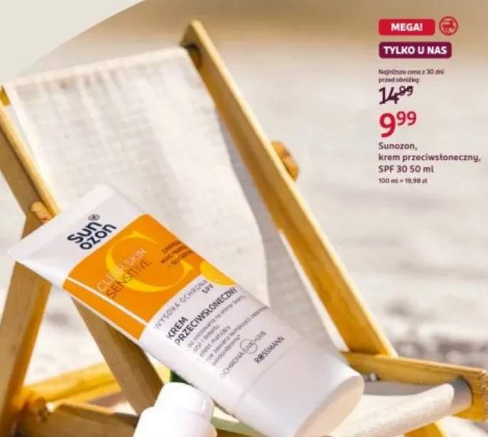 Krem przeciwsłoneczny Sunozon SPF 30