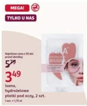 Hydrożelowe płatki pod oczy Isana