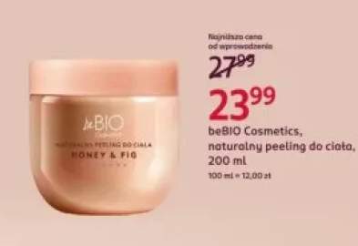 Naturalny peeling do ciała beBIO Cosmetics Honey & Fig