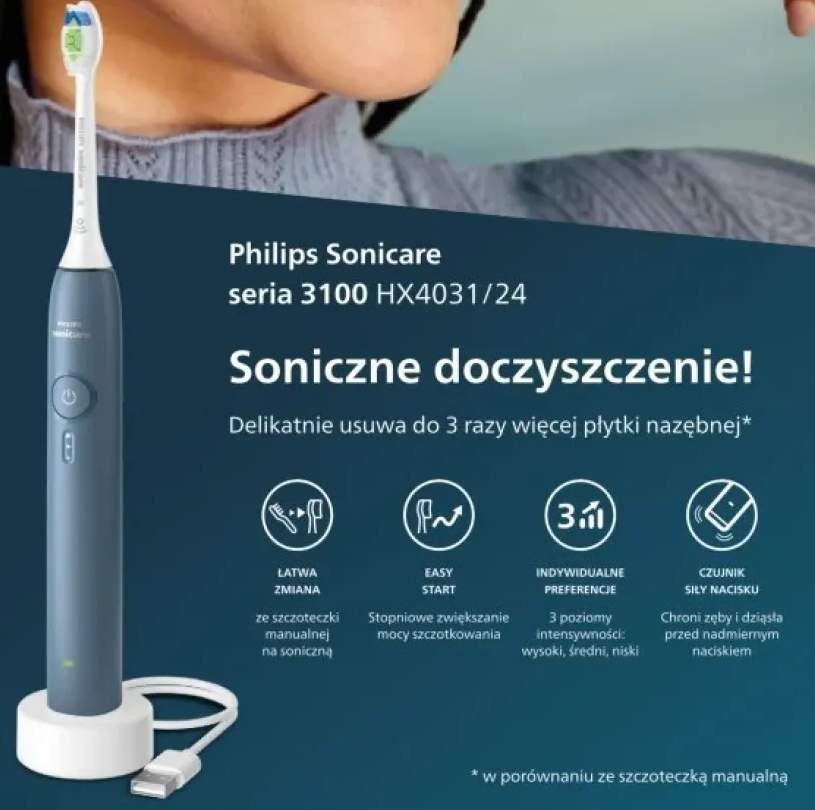 Szczoteczka soniczna Philips Sonicare 3100 HX4031/24