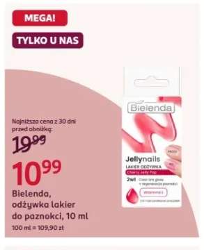 Odżywka lakier do paznokci Bielenda