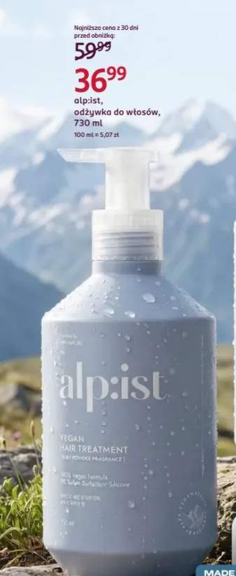 Odżywka do włosów alp:ist baby powder