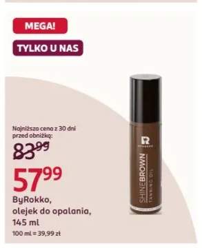 Olejek do opalania ByRokko Shine Brown