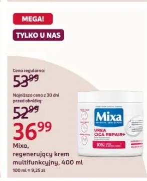 Regenerujący krem multifunkcyjny Mixa Urea Cica Repair+
