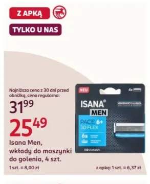 Wkłady do maszynki do golenia Isana Men Pace 6+ 3D Flex