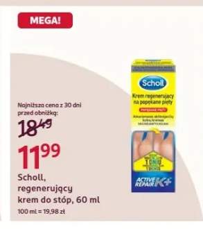 Regenerujący krem do stóp Scholl