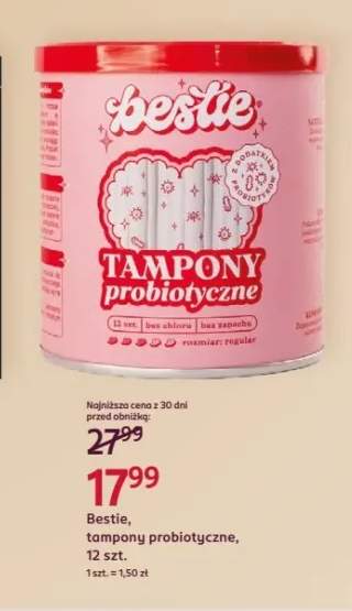 Tampony probiotyczne Bestie