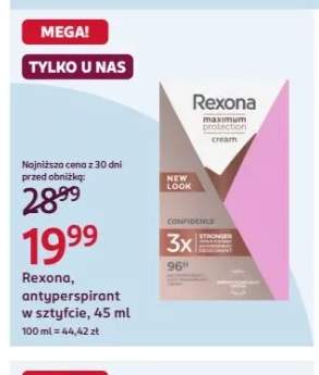 Antyperspirant w sztyfcie Rexona maximum protection cream