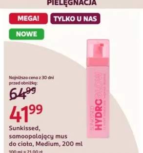 Samoopalający mus do ciała Sunkissed Medium