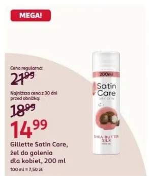 Żel do golenia dla kobiet Gillette Satin Care