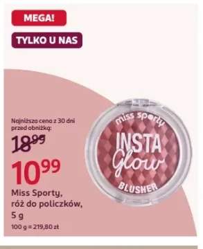 Róż do policzków Miss Sporty Insta Glow