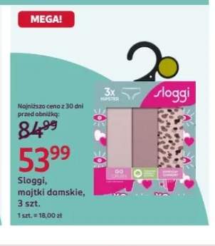 Majtki damskie Sloggi Hipster 3-pak