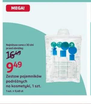 Zestaw pojemników podróżnych na kosmetyki