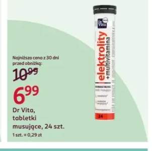 Tabletki musujące Dr Vita Elektrolity + Multiwitamina