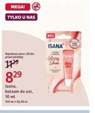Balsam do ust Isana Tinted Lipbalm Glossy Shine