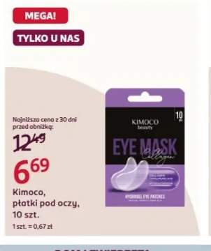 Płatki pod oczy Kimoco Beauty Eye Mask Collagen