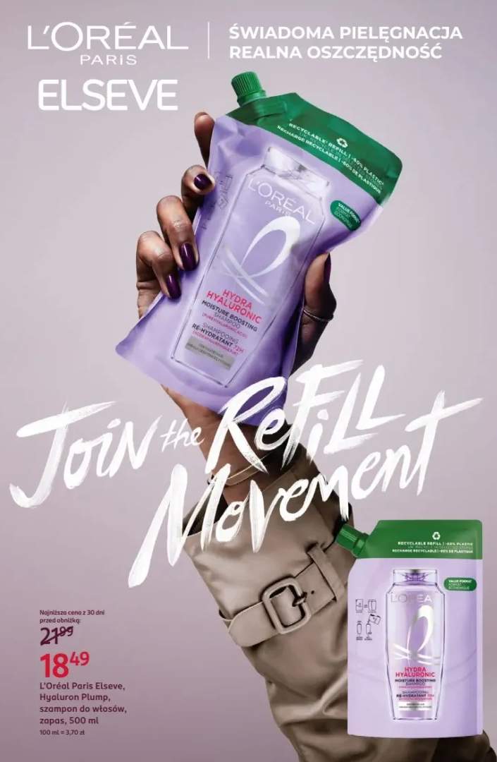 Szampon do włosów L'Oréal Paris Elseve Hyaluron Plump zapas
