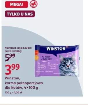Karma dla kotów Winston w galaretce
