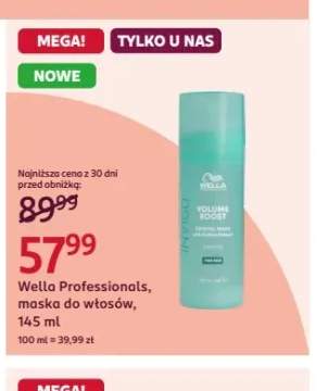 Maska do włosów Wella Professionals Invigo Volume Boost