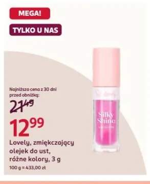 Olejek do ust zmiękczający Lovely Silky Shine