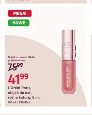 Olejek do ust L'Oréal Paris Hyaluron Tint