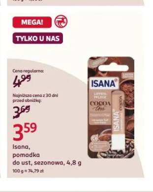 Pomadka do ust Isana Cocoa Tint