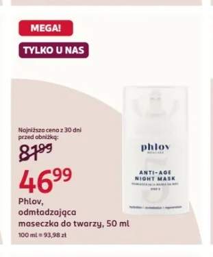 Odmładzająca maseczka do twarzy Phlov Anti-Age Night Mask