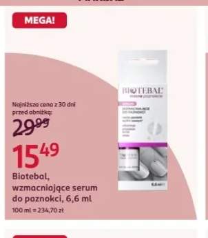 Wzmacniające serum do paznokci Biotebal