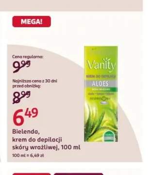 Krem do depilacji Bielenda Vanity Aloes