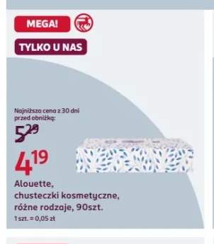Chusteczki kosmetyczne Alouette 90-pak
