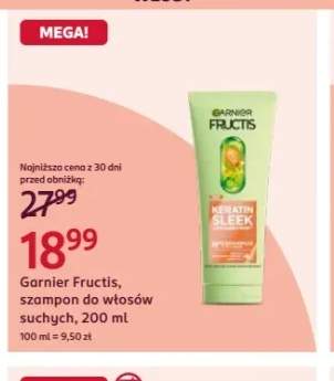 Szampon do włosów suchych Garnier Fructis Keratin Sleek
