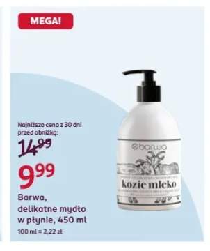 Mydło w płynie delikatne Barwa Kozie Mleko