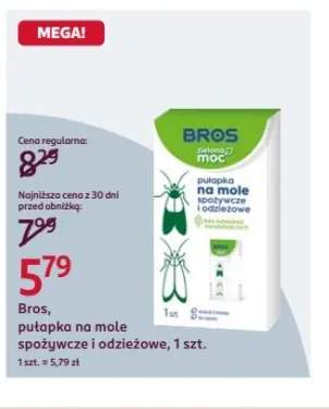 Pułapka na mole spożywcze i odzieżowe Bros Zielona Moc