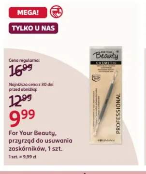 Przyrząd do usuwania zaskórników For Your Beauty Professional
