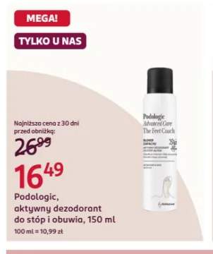 Aktywny dezodorant do stóp i obuwia Podologic Advanced Care