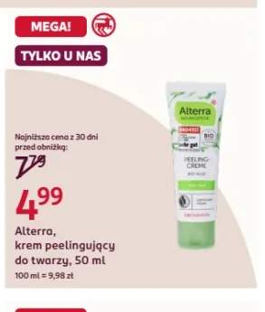 Krem peelingujący do twarzy Alterra