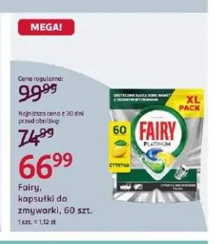 Kapsułki do zmywarki Fairy