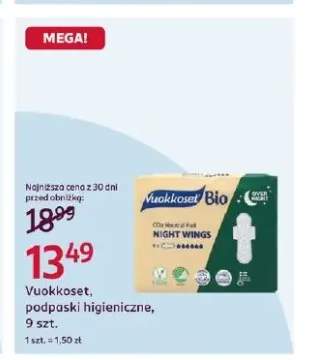 Podpaski higieniczne Vuokkoset