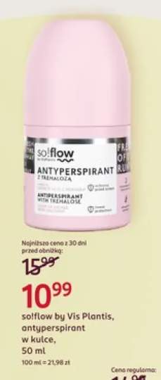 Antyperspirant w kulce so!flow by Vis Plantis
